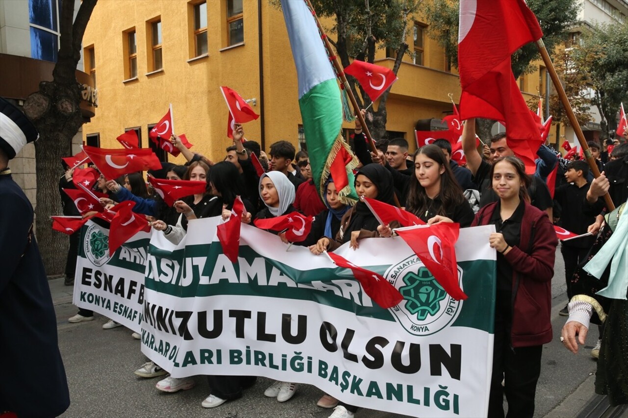 Konya'da 37. Ahilik Haftası çeşitli etkinliklerle kutlandı. Etkinlikler kapsamında, Konya...