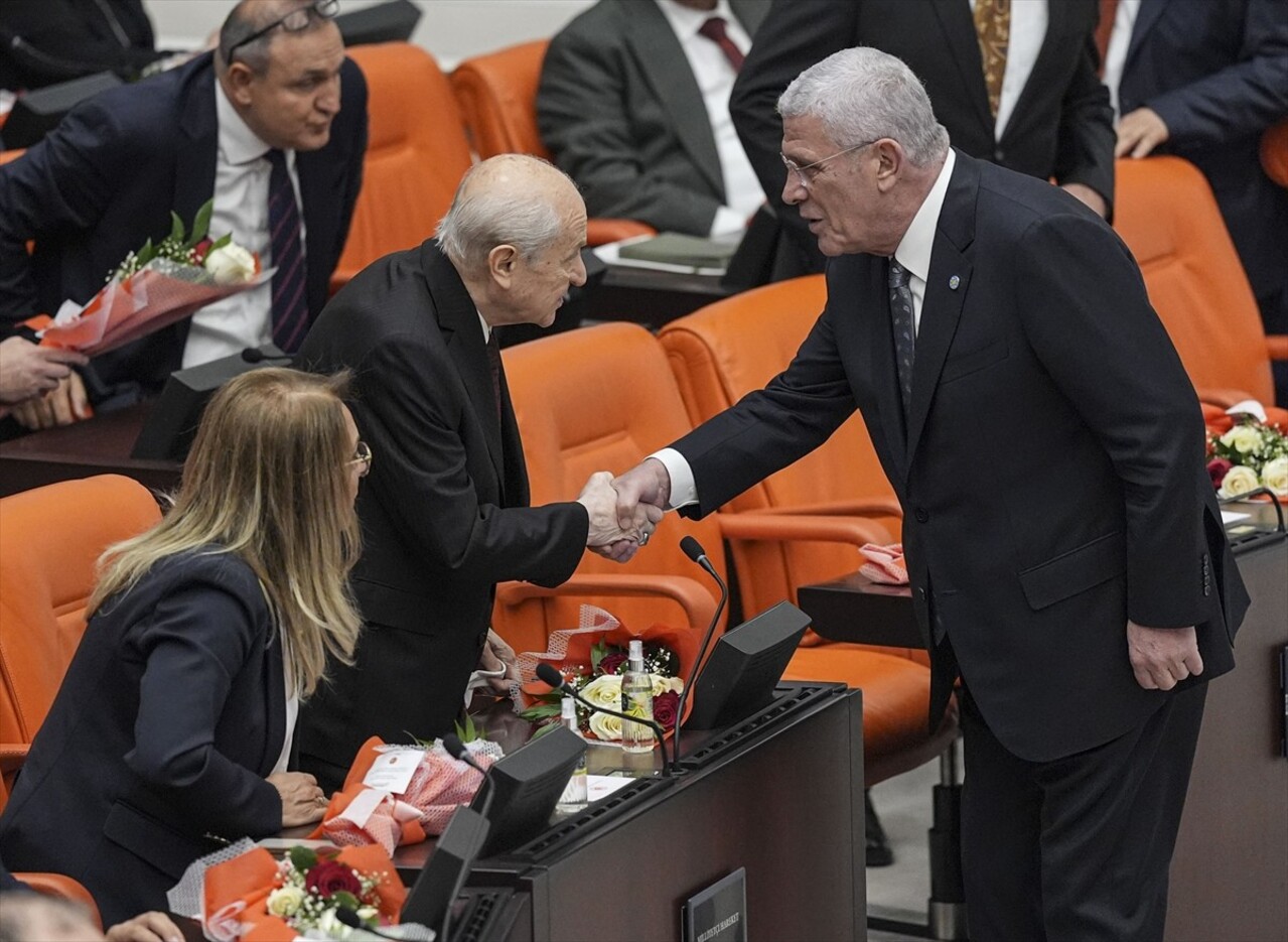 MHP Genel Başkanı Devlet Bahçeli, TBMM 28. Dönem 3. Yasama Yılı Açılış Toplantısı'na katılarak İYİ...