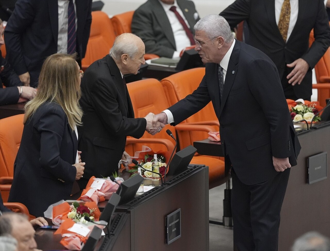 MHP Genel Başkanı Devlet Bahçeli, TBMM 28. Dönem 3. Yasama Yılı Açılış Toplantısı'na katılarak İYİ...