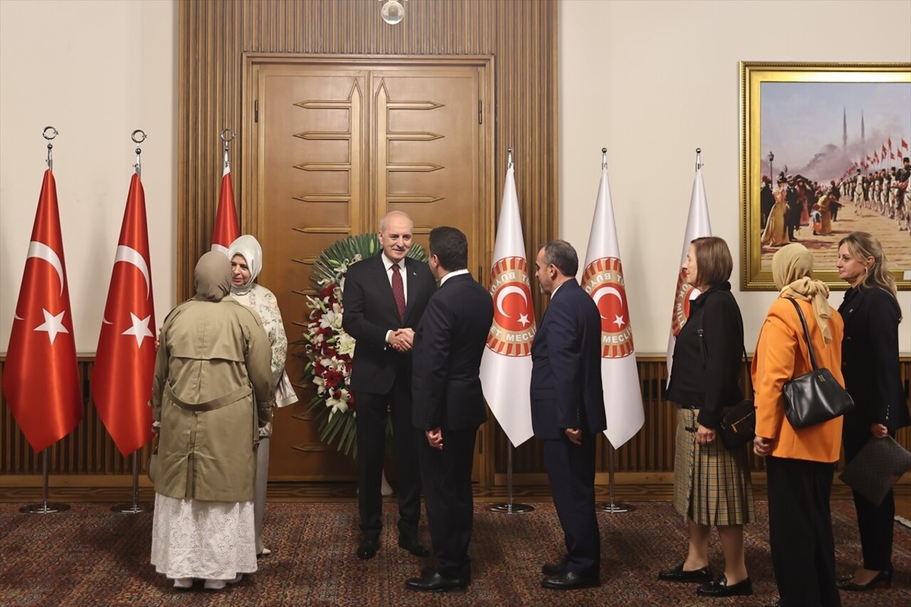 TBMM Başkanı Numan Kurtulmuş, TBMM 28. Dönem 3. Yasama Yılı açılışı dolayısıyla Meclis'te...