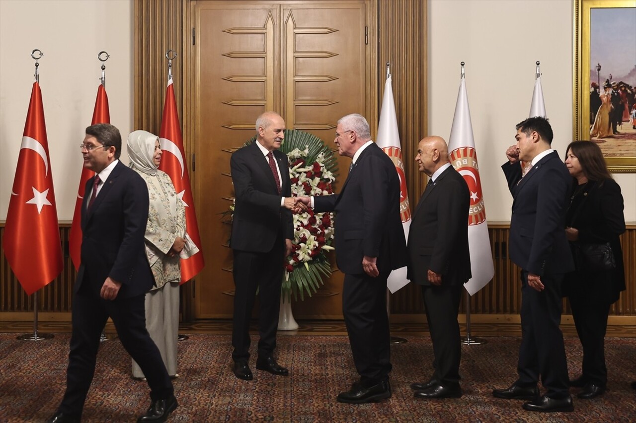 TBMM Başkanı Numan Kurtulmuş, TBMM 28. Dönem 3. Yasama Yılı açılışı dolayısıyla Meclis'te...