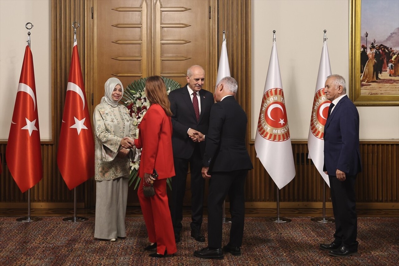 TBMM Başkanı Numan Kurtulmuş, TBMM 28. Dönem 3. Yasama Yılı açılışı dolayısıyla Meclis'te...