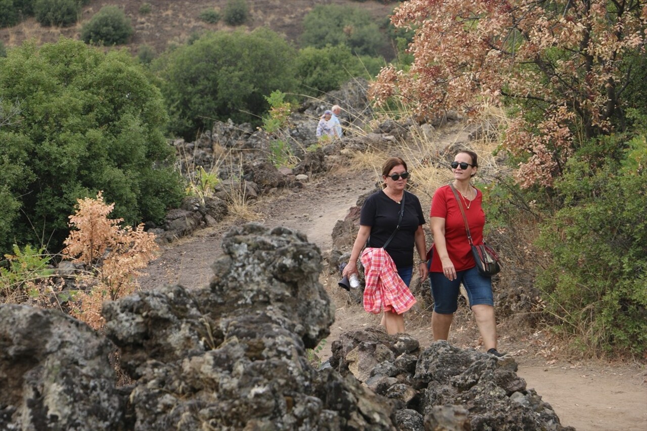 Kula-Salihli UNESCO Küresel Jeoparkı, kamp yapmak üzere bölgeye gelen Manisa ve İzmir Kamp Karavan...