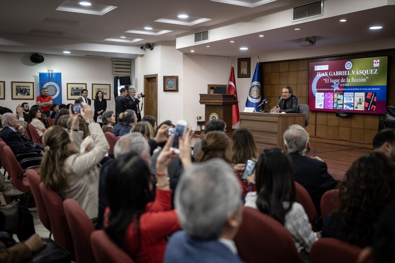 Kolombiya'nın Ankara Büyükelçiliği ve Ankara Üniversitesi işbirliğinde ödüllü Kolombiyalı yazar...