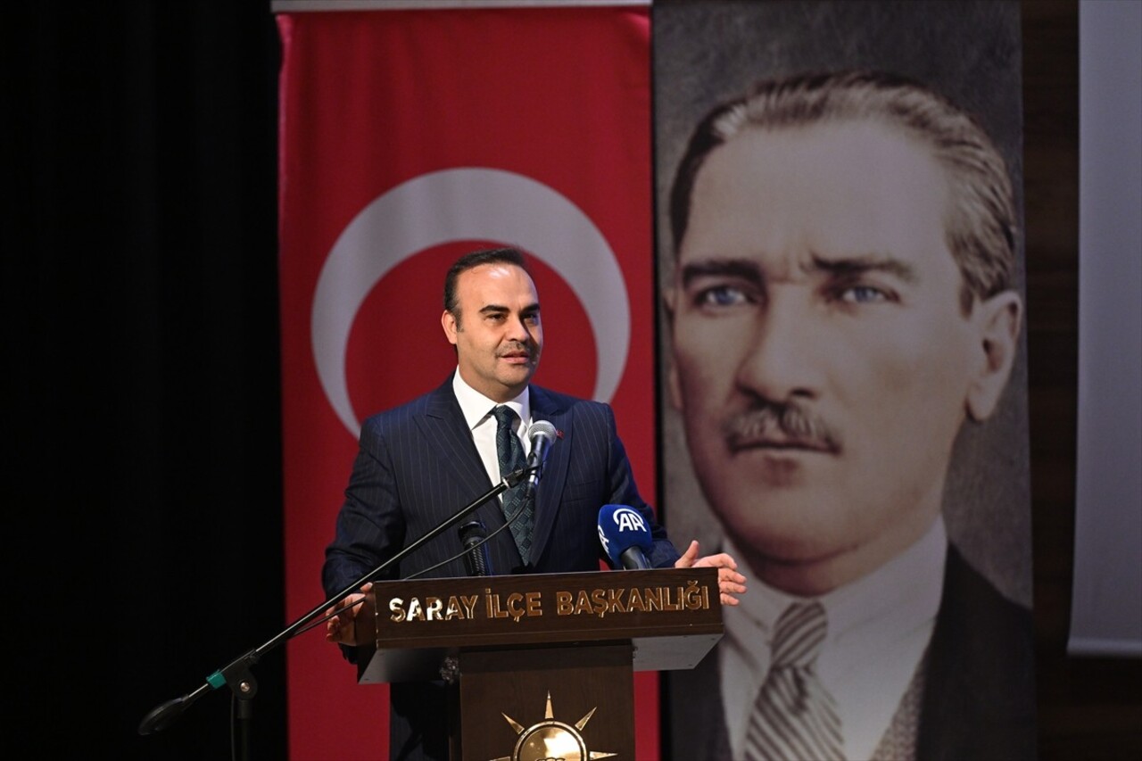 Sanayi ve Teknoloji Bakanı Mehmet Fatih Kacır, Atatürk Kültür Merkezi’nde düzenlenen AK Parti...