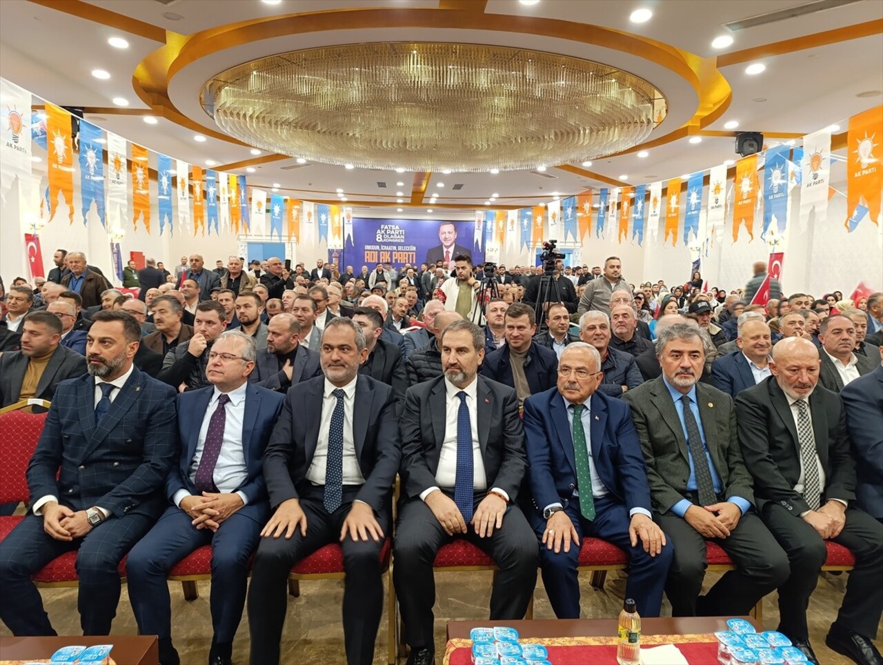 AK Parti Genel Başkan Yardımcısı Mustafa Şen, partisinin, Fatsa Kültür ve Sanat Merkezi'nde...