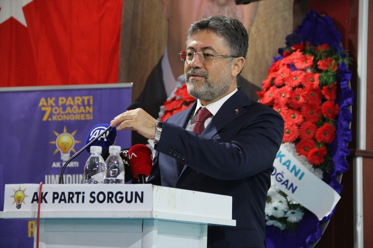 Tarım ve Orman Bakanı İbrahim Yumaklı, Yozgat'ın Sorgun ilçesinde İlyas Arslan Kültür Merkezi'nde...