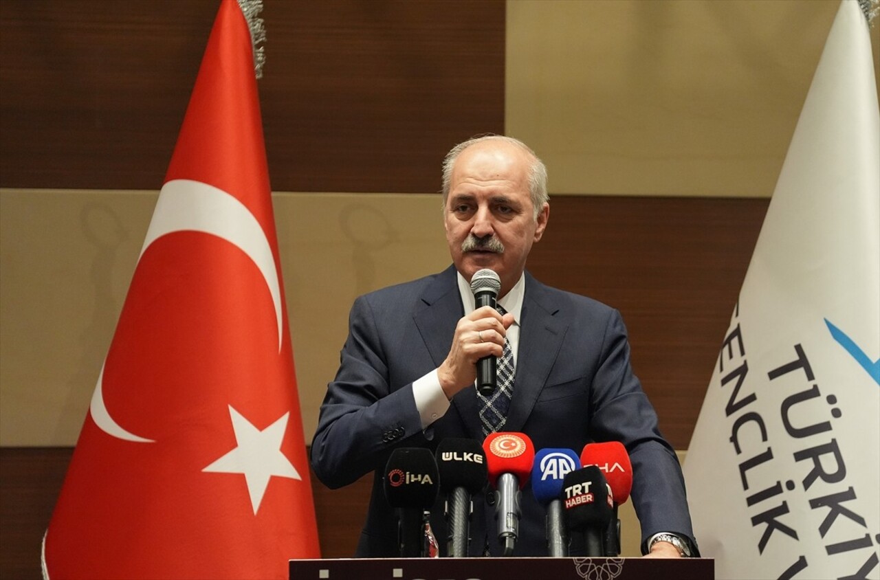 TBMM Başkanı Numan Kurtulmuş, TÜGVA Genel Merkezi'ndeki TÜGVA İhtisas Akademi Lansman Programı'na...