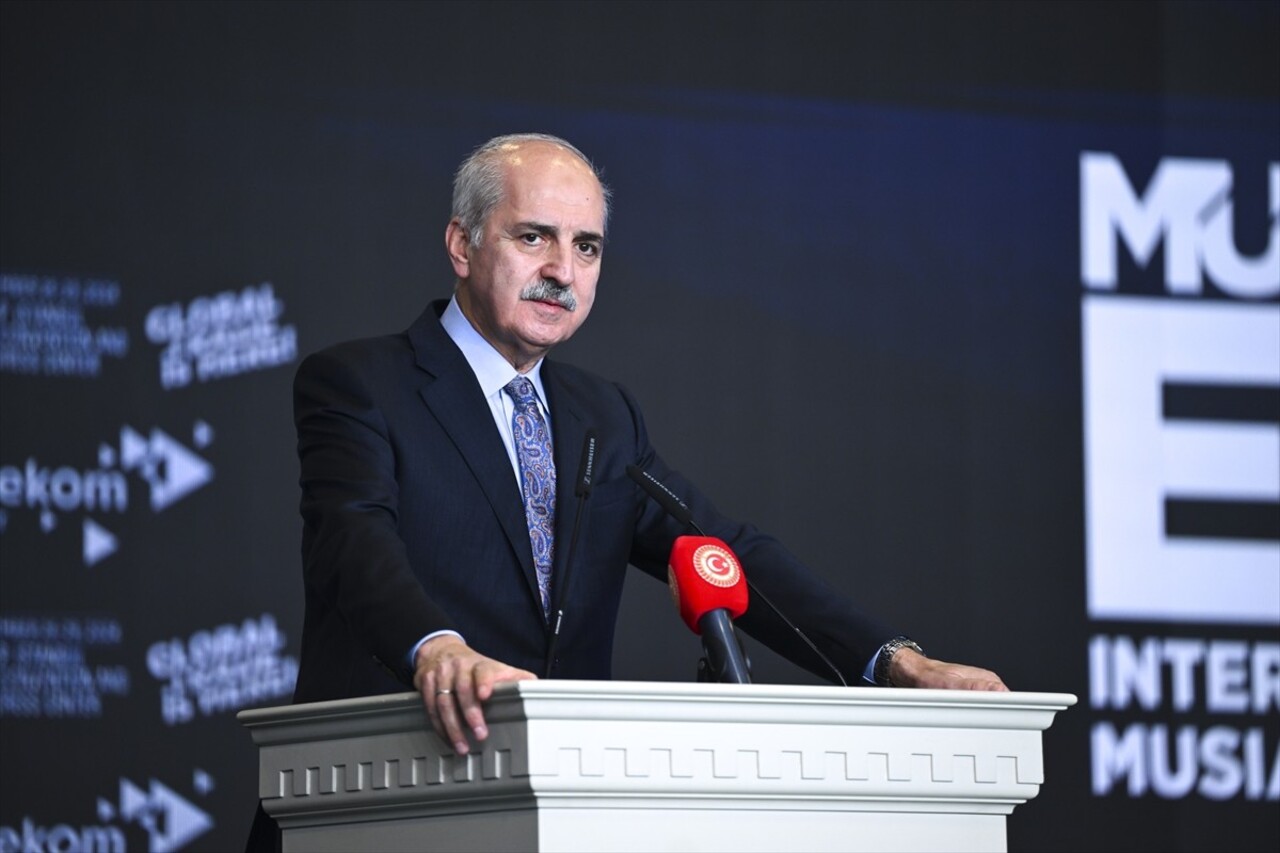 TBMM Başkanı Numan Kurtulmuş, TÜYAP Fuar ve Kongre Merkezi'nde gerçekleştirilen, Anadolu Ajansının...