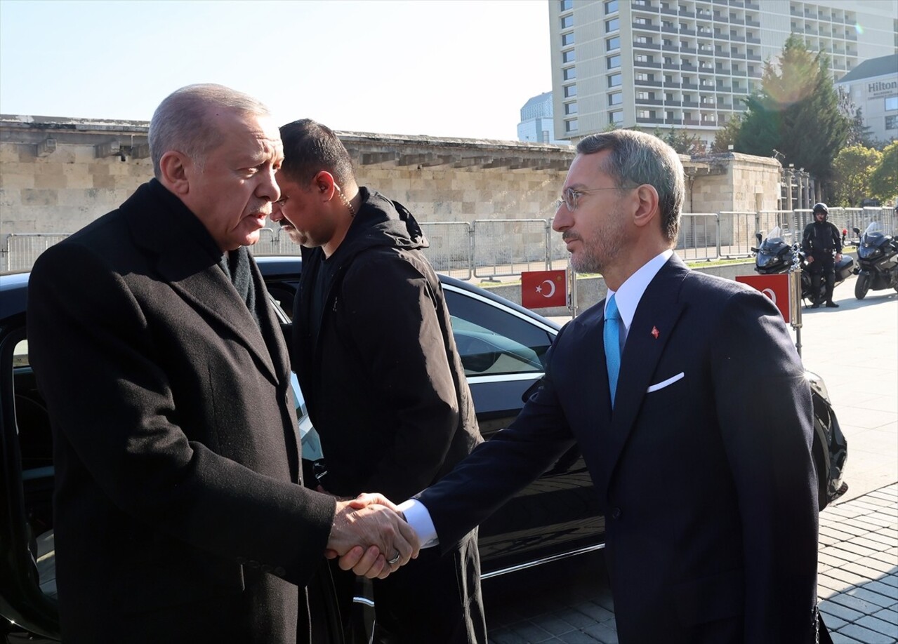 Cumhurbaşkanı Recep Tayyip Erdoğan, İstanbul Kongre Merkezi'nde düzenlenen TRT World Forum'a...