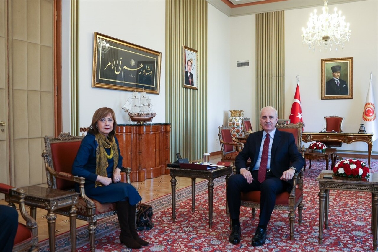 TBMM Başkanı Numan Kurtulmuş, Bosna Hersek'in Ankara Büyükelçisi Mirsada Colakovic'i kabul...